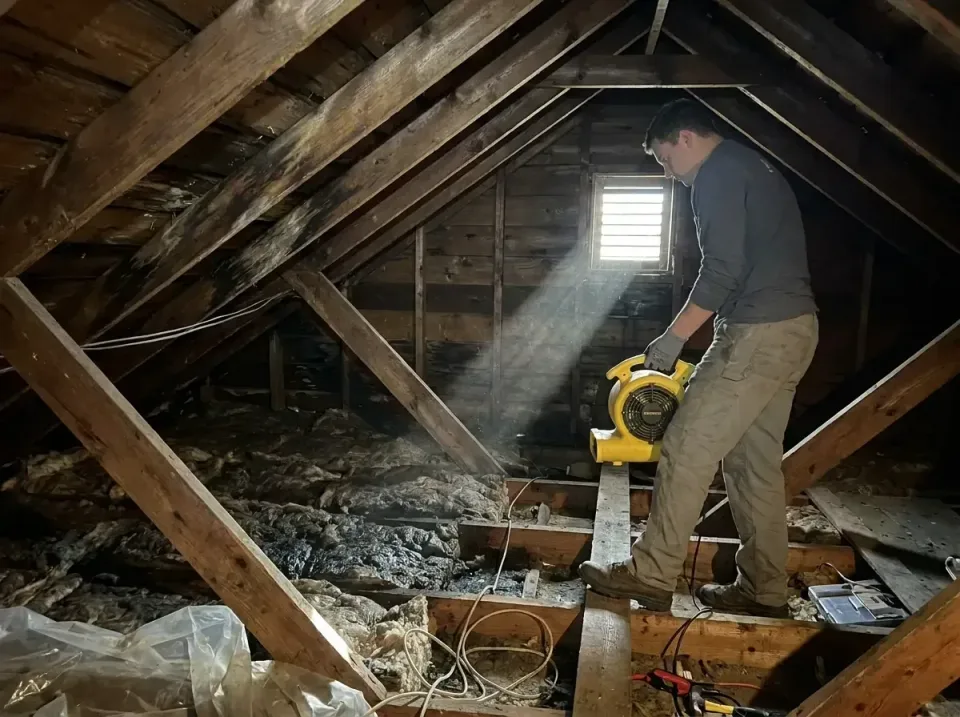 attic-water-damage-drying-proc-007 — frequently asked questions, Emergency Water Extraction & 24/7 Flood Response in Amberle…
